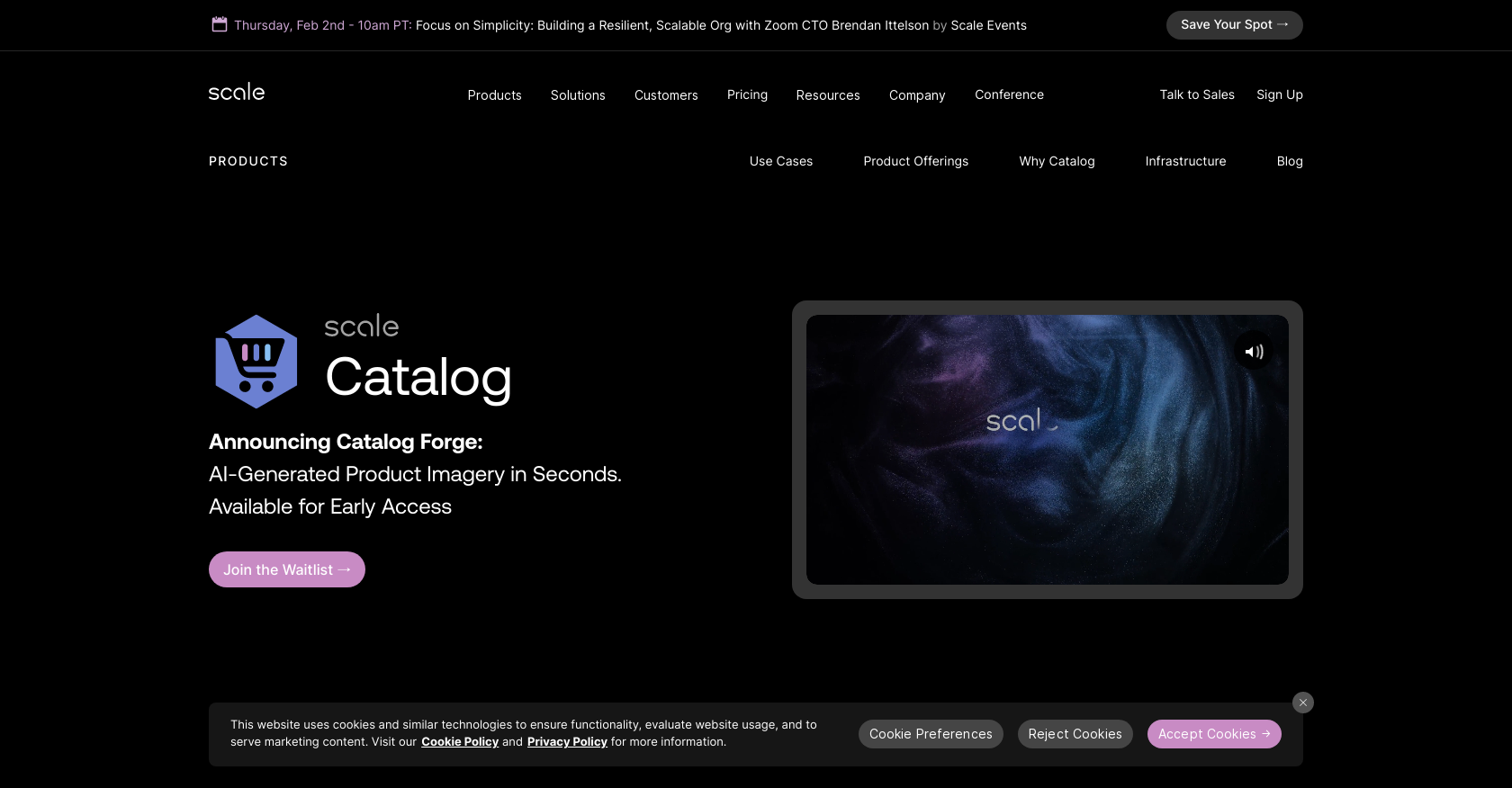 Scale Catalog Herramienta de IA para mejorar la experiencia del