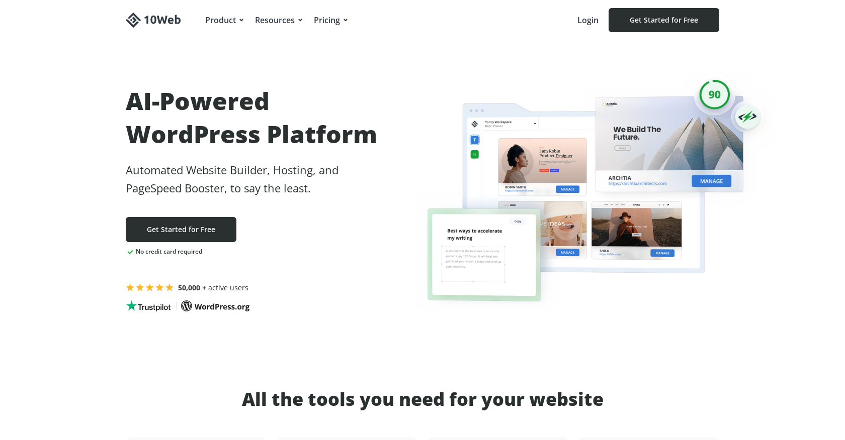 10Web: la plataforma de WordPress impulsada por IA para crear y gestio ...