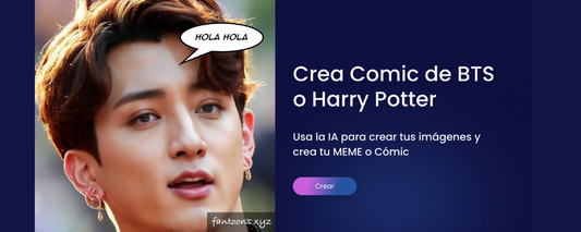 Fantoons - Crea Comics o Meme de BTS con IA por Yeswelab.com