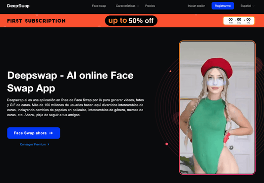 Deepswap – La aplicación de intercambio de rostros en línea con inteligencia artificial