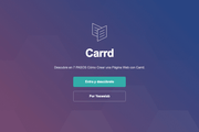 Crea una página web con Carrd.co