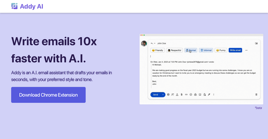 Addy AI - Escribir correo electrónico por Yeswelab.com