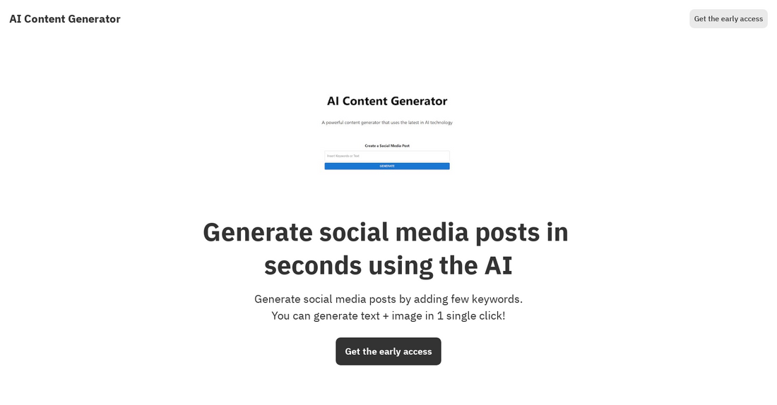 AI Content Generator - Publicaciones en redes sociales por Yeswelab.com