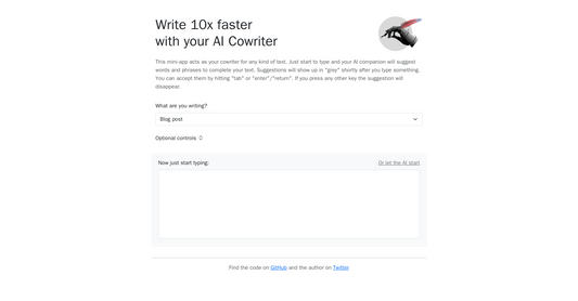 AI Cowriter - Copywriting por Yeswelab.com