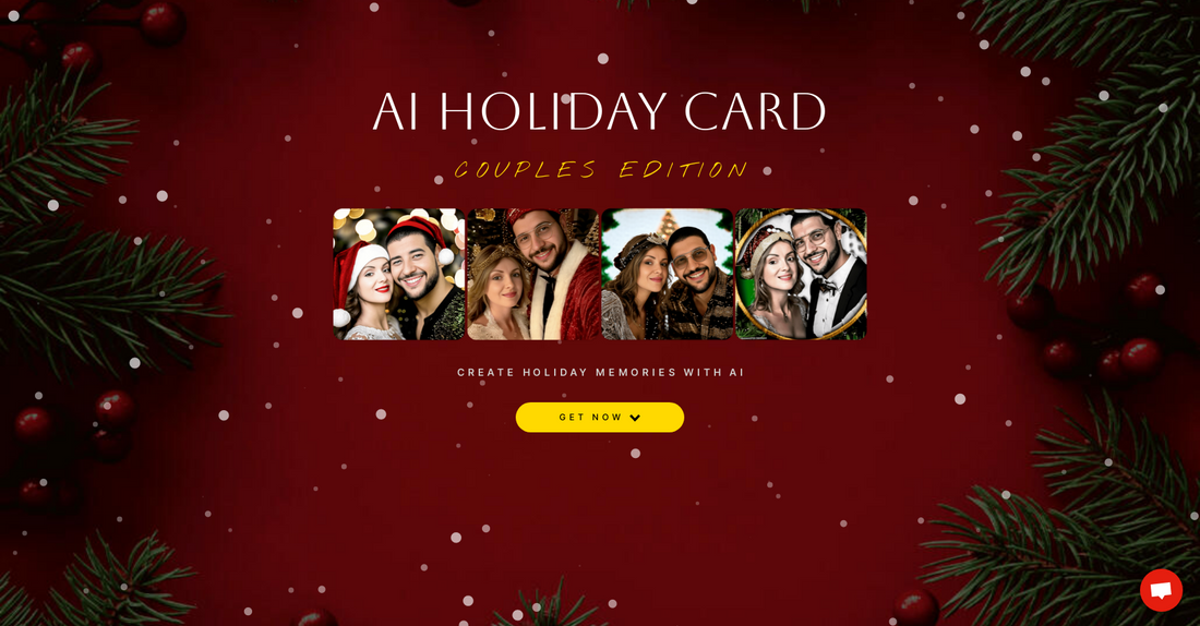AI Holiday Cards - Tarjetas navideñas por Yeswelab.com