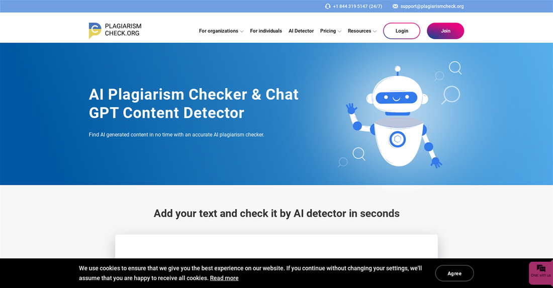 AI Plagiarism Checker - Detección de plagio por Yeswelab.com