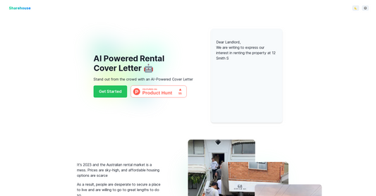 AI Rental Cover Letter - Cartas de presentación por Yeswelab.com