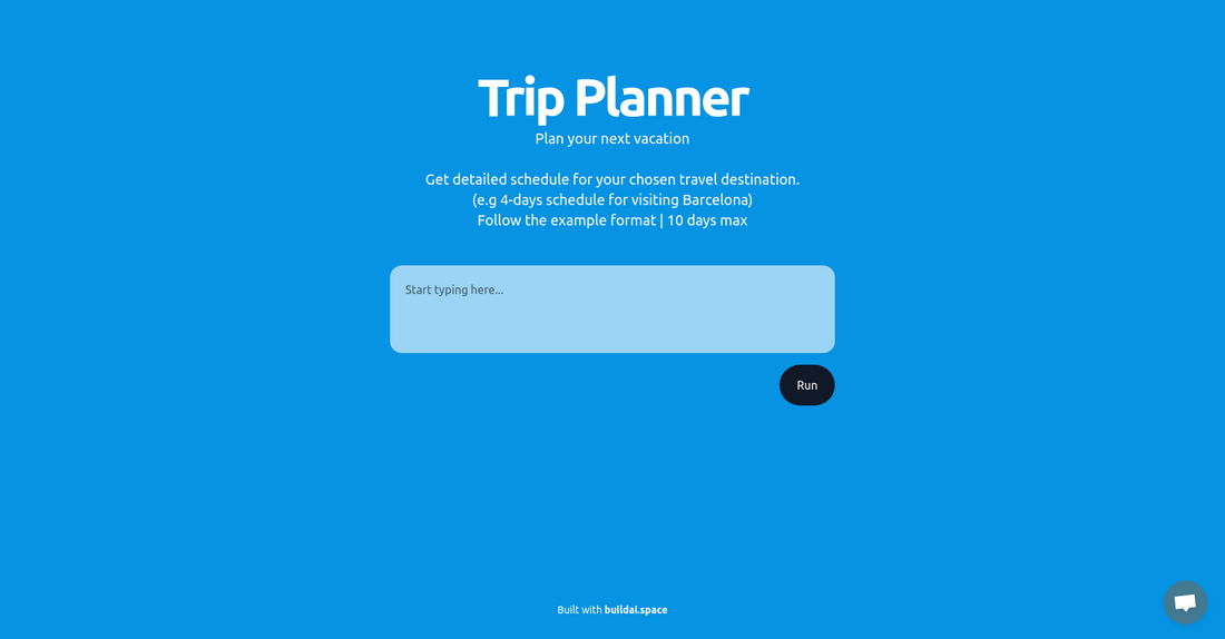 AI Trip Planner - Planificación de vacaciones por Yeswelab.com