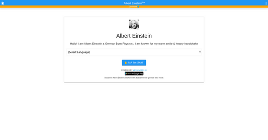 Albert Einstein - Charlando con Albert Einstein por Yeswelab.com