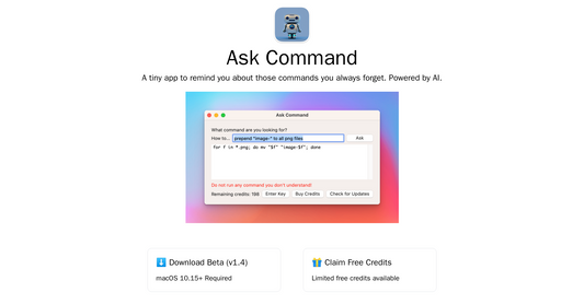 Ask Command - Ayuda de codificación por Yeswelab.com