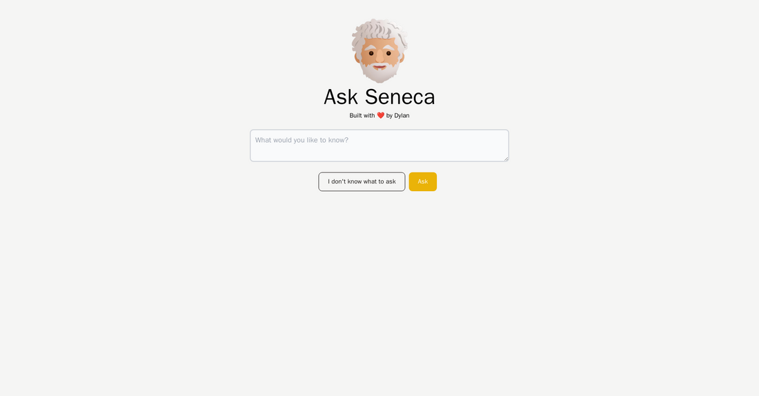 Ask Seneca - Conversación por Yeswelab.com