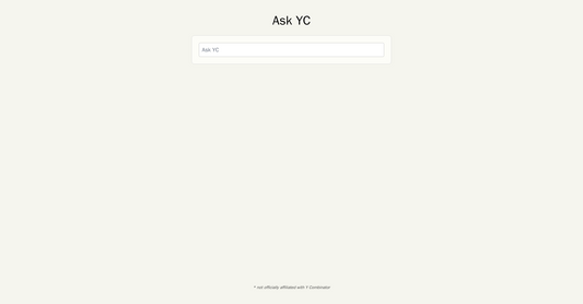 Ask YC - Conversación por Yeswelab.com
