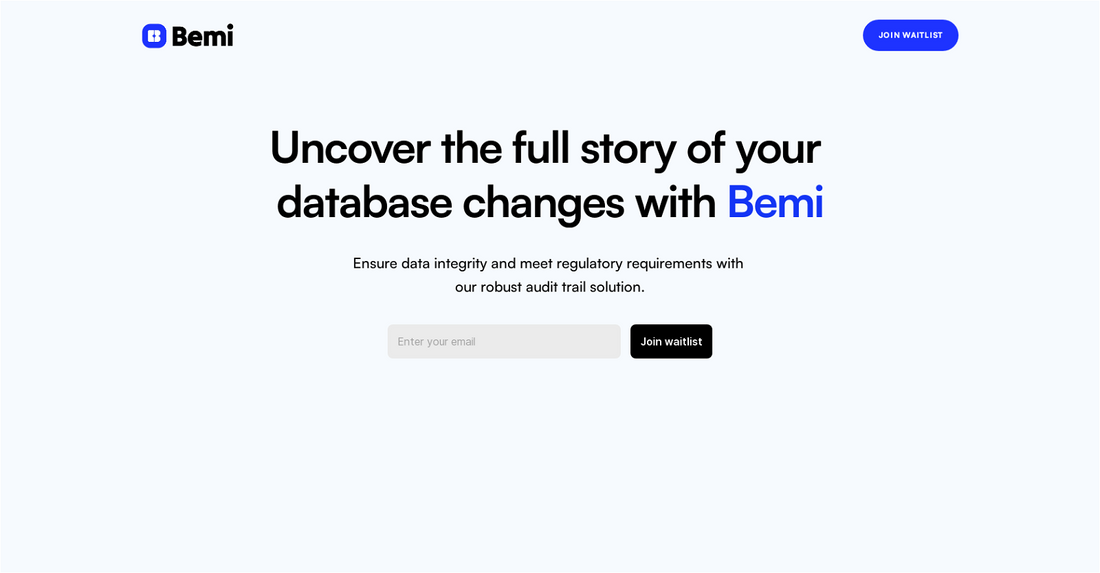 Bemi - Monización de Bases de Datos por Yeswelab.com