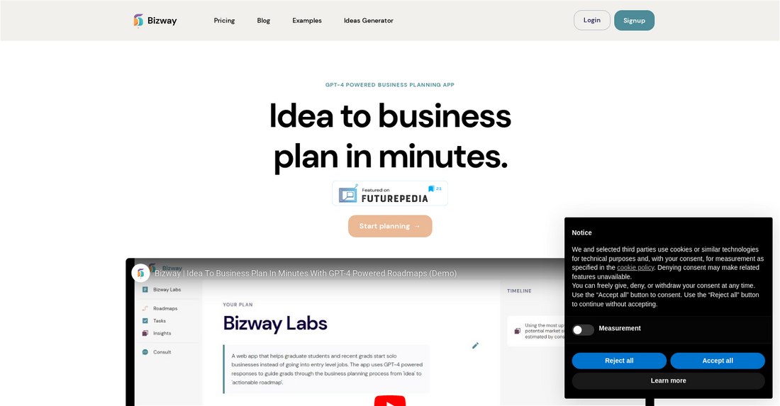 Bizway 5.0 (1) - Planes de negocios por Yeswelab.com