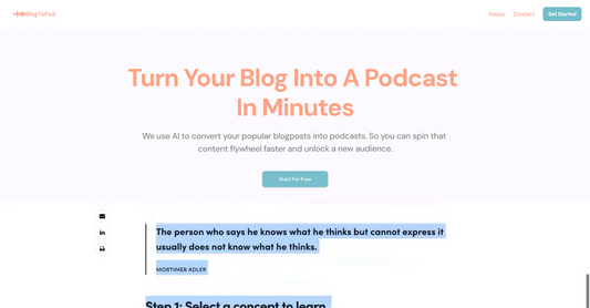 Blogtopod - Podcasts por Yeswelab.com