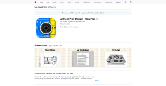 CamPlan AI - Generación de planos 3D por Yeswelab.com