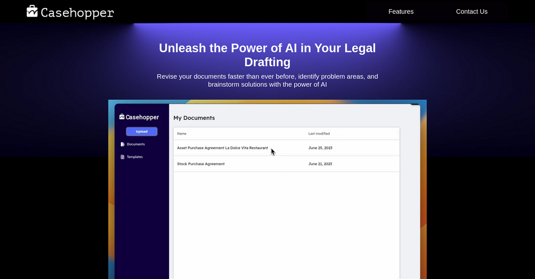 Casehopper - Escritura legal por Yeswelab.com