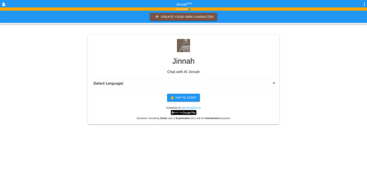 Chat with Jinnah - Conversación por Yeswelab.com