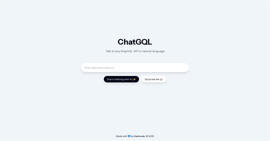 ChatGQL - Chatear con APIs por Yeswelab.com