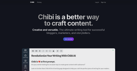 ChibiAI - Copywriting por Yeswelab.com