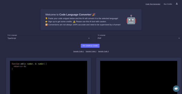 Code Language Converter - La mejor herramienta de conversión de código ...