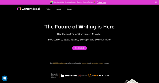 ContentBot - Copywriting por Yeswelab.com