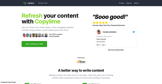 Copylime - Copywriting por Yeswelab.com