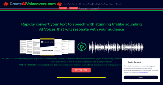 Createaivoiceovers - Texto a voz por Yeswelab.com