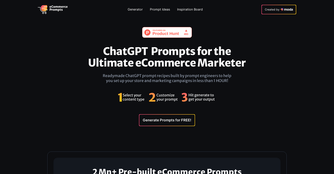 eCommerce ChatGPT Prompts - Prompts por Yeswelab.com