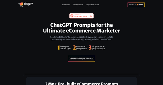 eCommerce ChatGPT Prompts - Prompts por Yeswelab.com