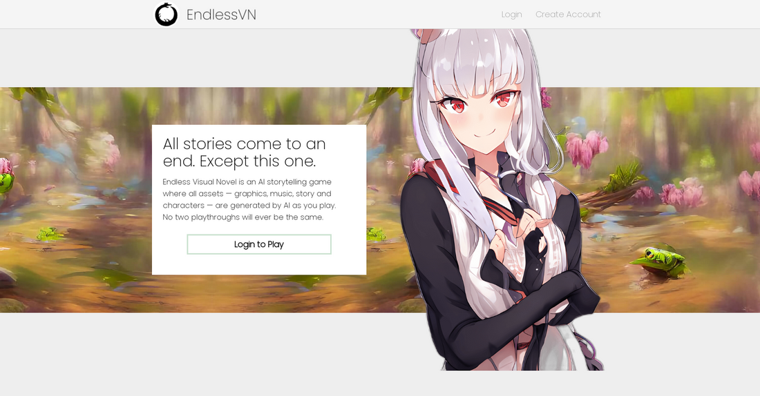 Endless Visual Novel - Juego de contar historias por Yeswelab.com