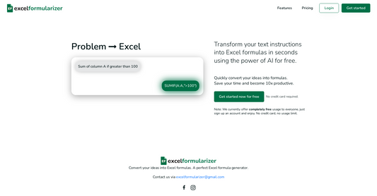 Excelformularizer - Fórmulas de Excel por Yeswelab.com
