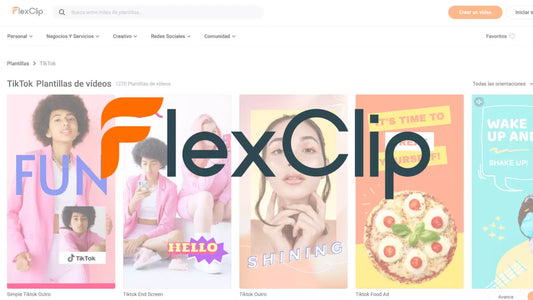 Flexclip: Editor de vídeo en línea fácil y accesible para crear contenidos atractivos