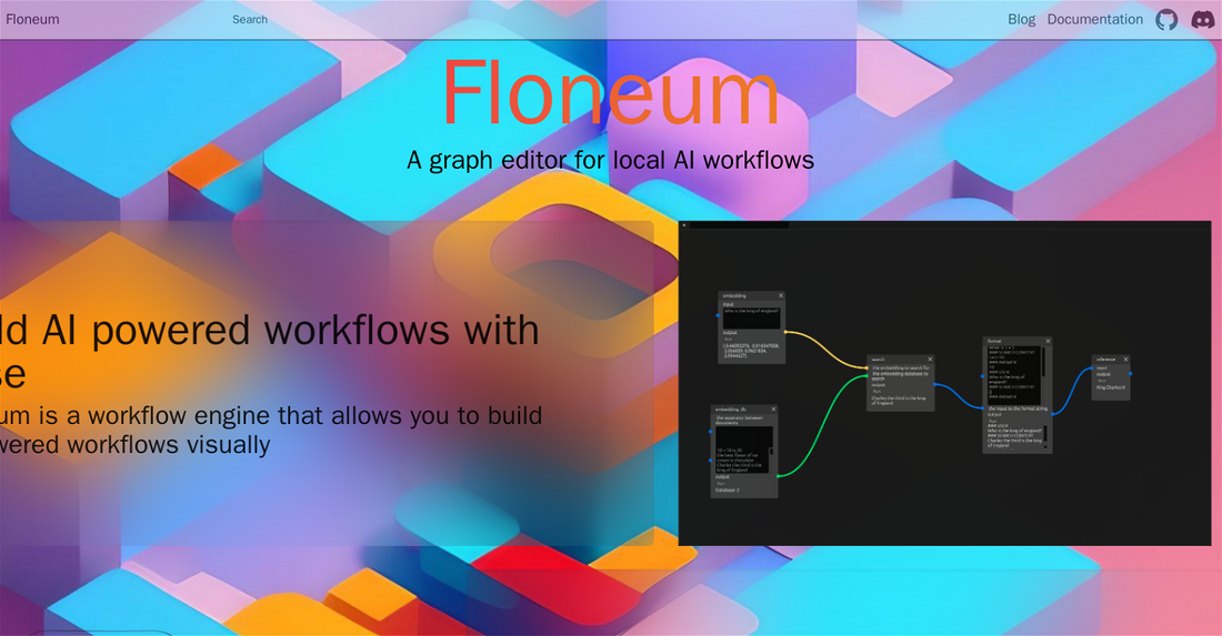 Floneum - Generador de flujos de IA por Yeswelab.com