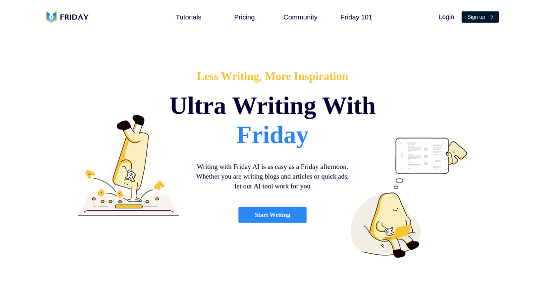 Friday AI - Copywriting por Yeswelab.com