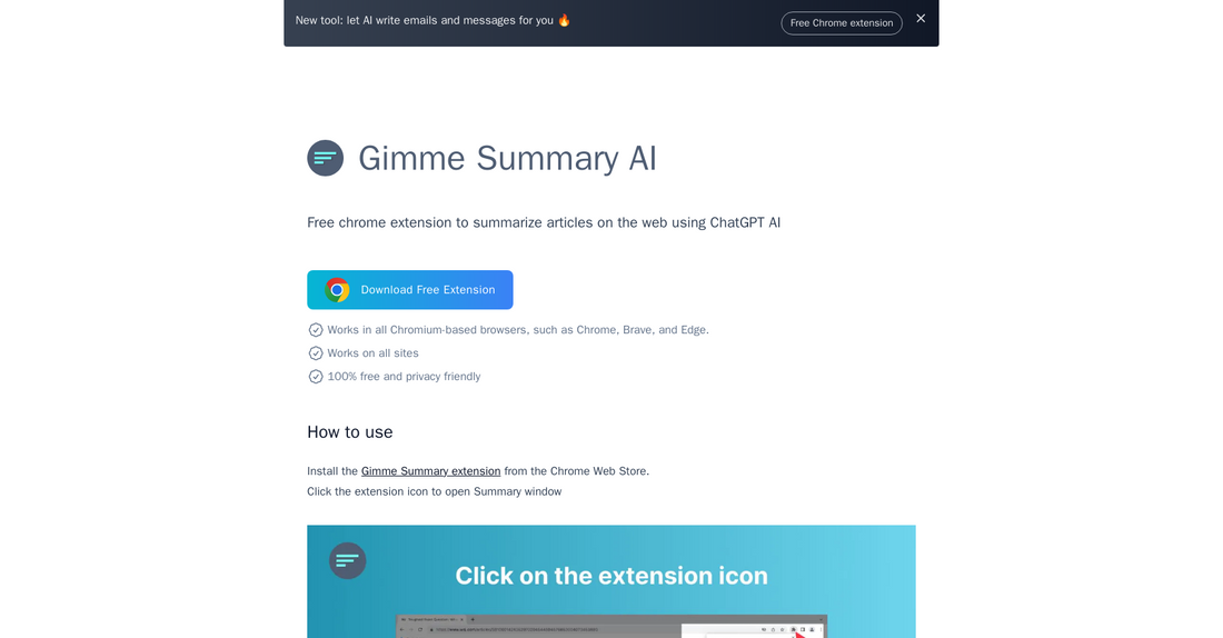 Gimme Summary AI - Resúmenes por Yeswelab.com