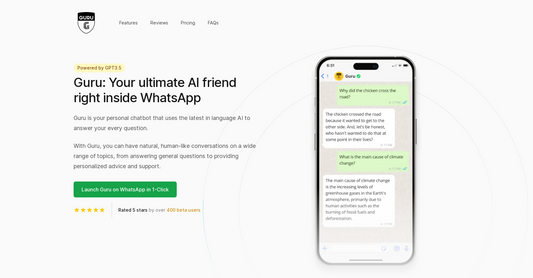 Guru - Conversación por Whatsapp por Yeswelab.com