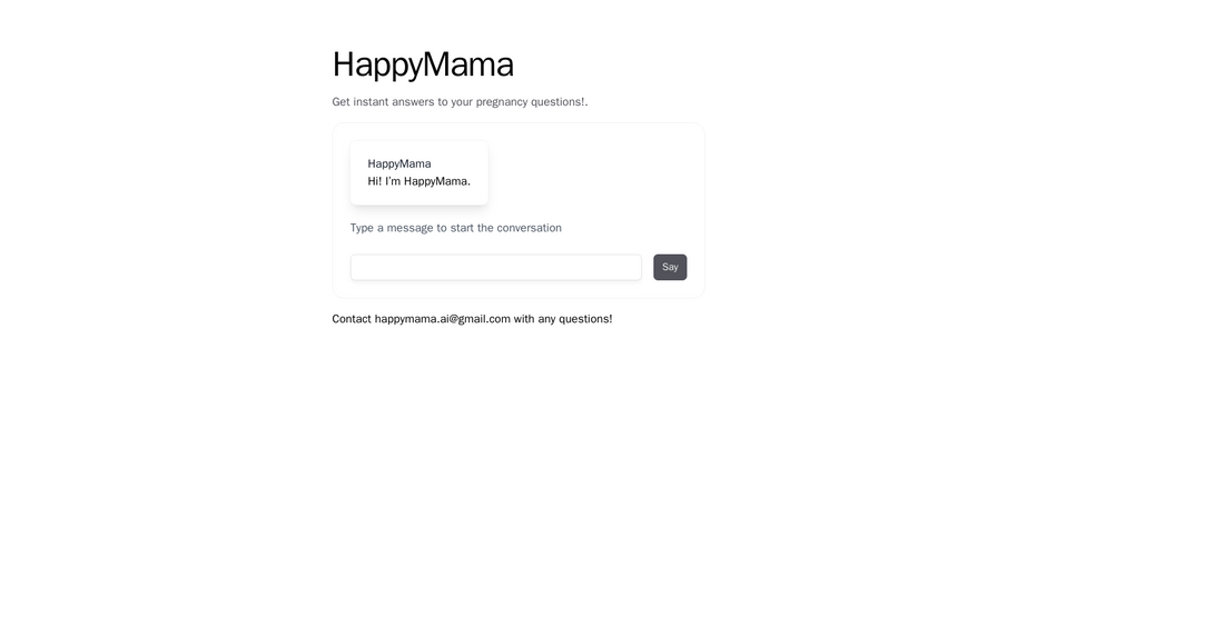 Happy Mama - Preguntas y respuestas sobre el embarazo por Yeswelab.com