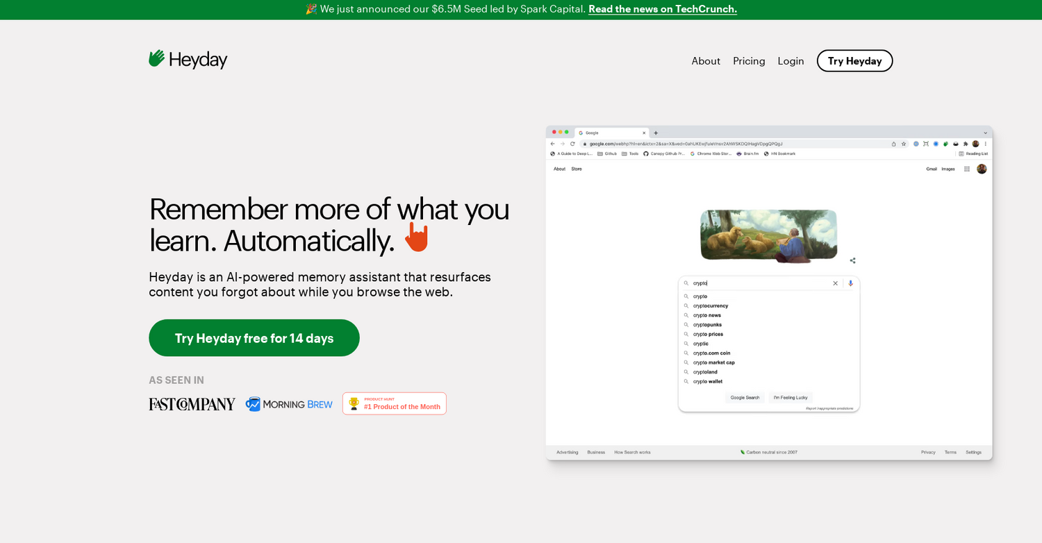 Heyday La aplicación de inteligencia artificial que te ayuda a recor