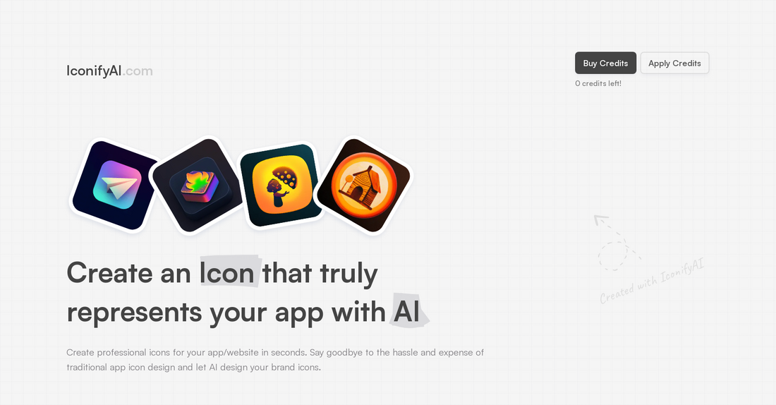 IconifyAI - Iconos de aplicaciones por Yeswelab.com