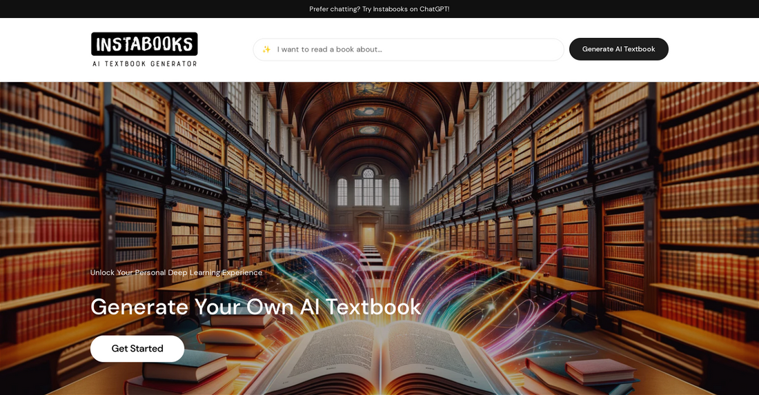 Instabooks - Generación de libros por Yeswelab.com