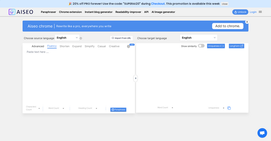 Intelligent paraphraser - Parafraseando por Yeswelab.com