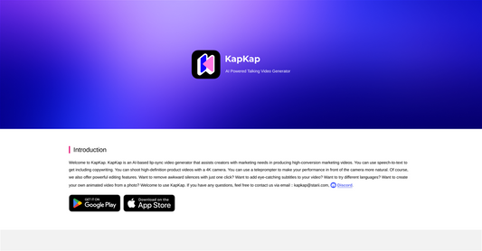 KapKap - Mejora de calidad de vídeos por Yeswelab.com