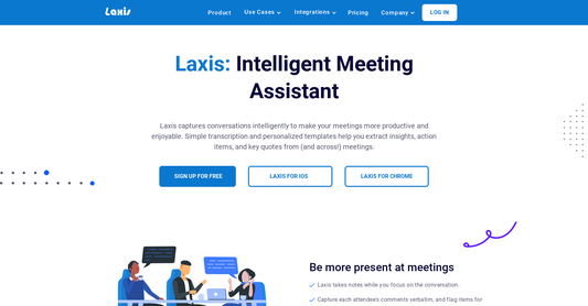 Laxis 2.0 - Resúmenes de reuniones por Yeswelab.com