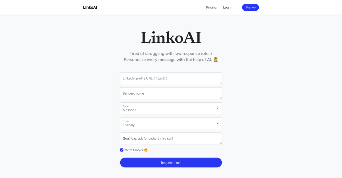 LinkoAI - Mensajes de LinkedIn por Yeswelab.com