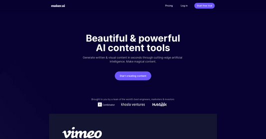 Maker AI - Copywriting por Yeswelab.com