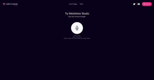 MetaVoice Studio - Cambio de voz por Yeswelab.com