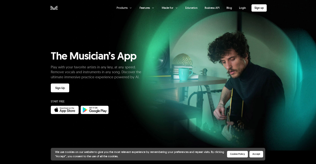 Moises App - Creación musical por Yeswelab.com