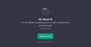 Mr. Beast AI - Chateando con famosos de YouTube por Yeswelab.com