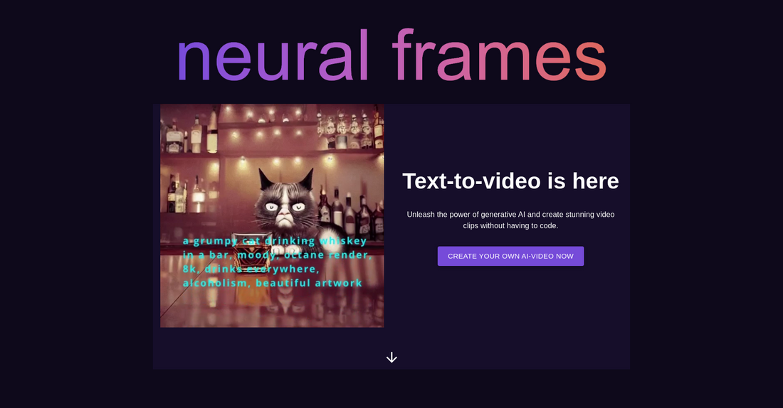 Neuralframes - Generación de vídeo por Yeswelab.com